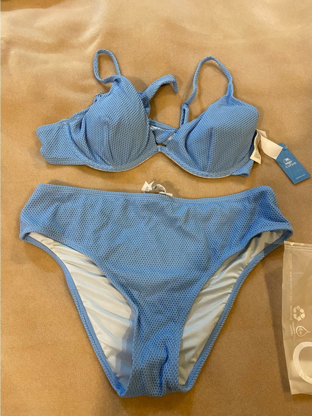 Cup She xl bikini blue